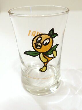 Walt Disney Productions Orange Bird Florida Drinking Glass 70s